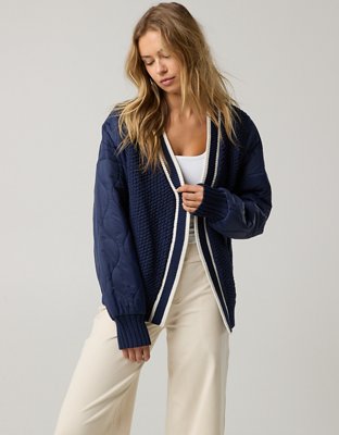 OFFLINE By Aerie Nylon Cardigan