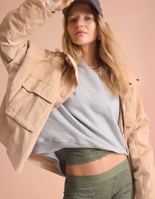 OFFLINE By Aerie Cropped Corduroy Jacket