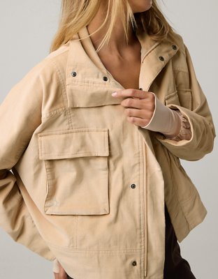 OFFLINE By Aerie Cropped Corduroy Jacket