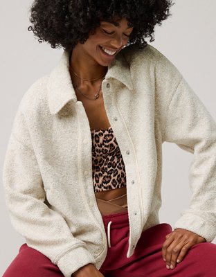 OFFLINE By Aerie Boucle Jacket