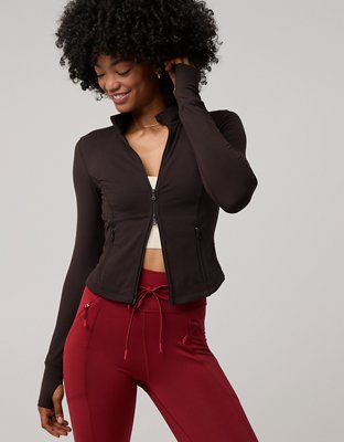 OFFLINE By Aerie The Hugger Double Zip Jacket