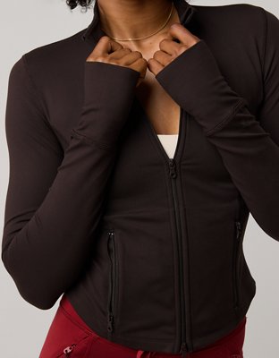 OFFLINE By Aerie The Hugger Double Zip Jacket