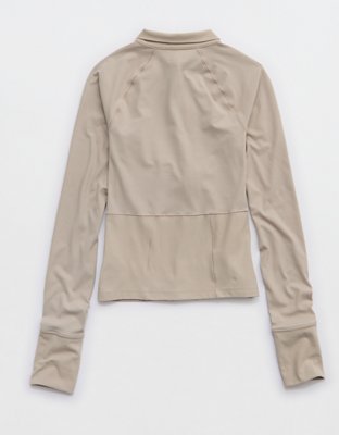 OFFLINE By Aerie Real Me Long Sleeve Mock Neck Full Zip