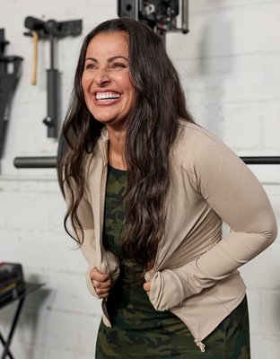 OFFLINE By Aerie Real Me Long Sleeve Mock Neck Full Zip | OFFLINE
