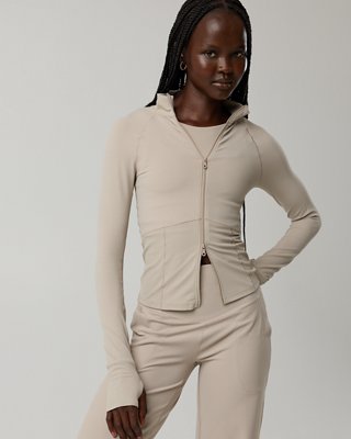 OFFLINE By Aerie Real Me Long Sleeve Mock Neck Full Zip