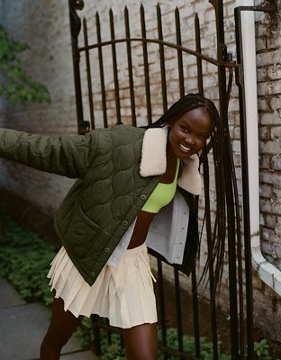 OFFLINE By Aerie Quilted Chore Jacket