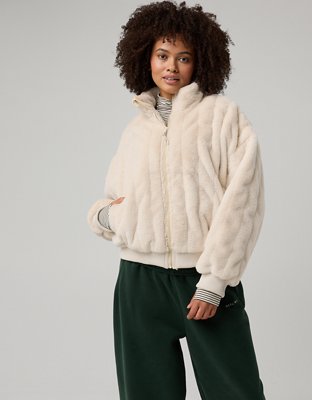 OFFLINE By Aerie Fur Full Zip Jacket