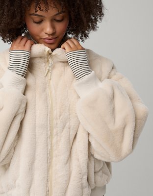 OFFLINE By Aerie Fur Full Zip Jacket