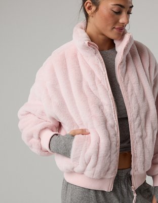 OFFLINE By Aerie Fur Full Zip Jacket