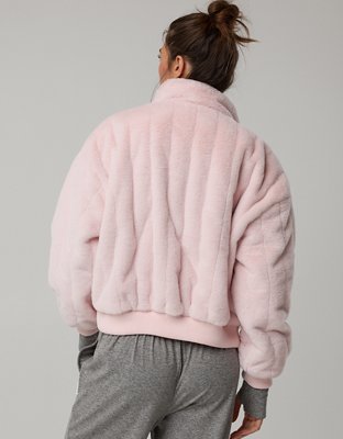 OFFLINE By Aerie Fur Full Zip Jacket