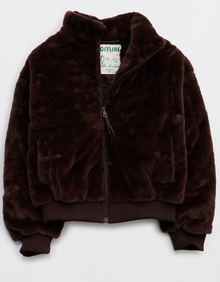 OFFLINE By Aerie Fur Full Zip Jacket