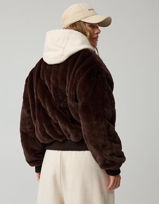 OFFLINE By Aerie Fur Full Zip Jacket