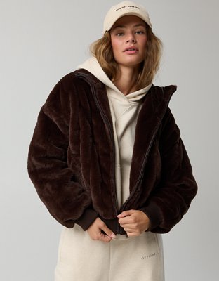 OFFLINE By Aerie Fur Full Zip Jacket