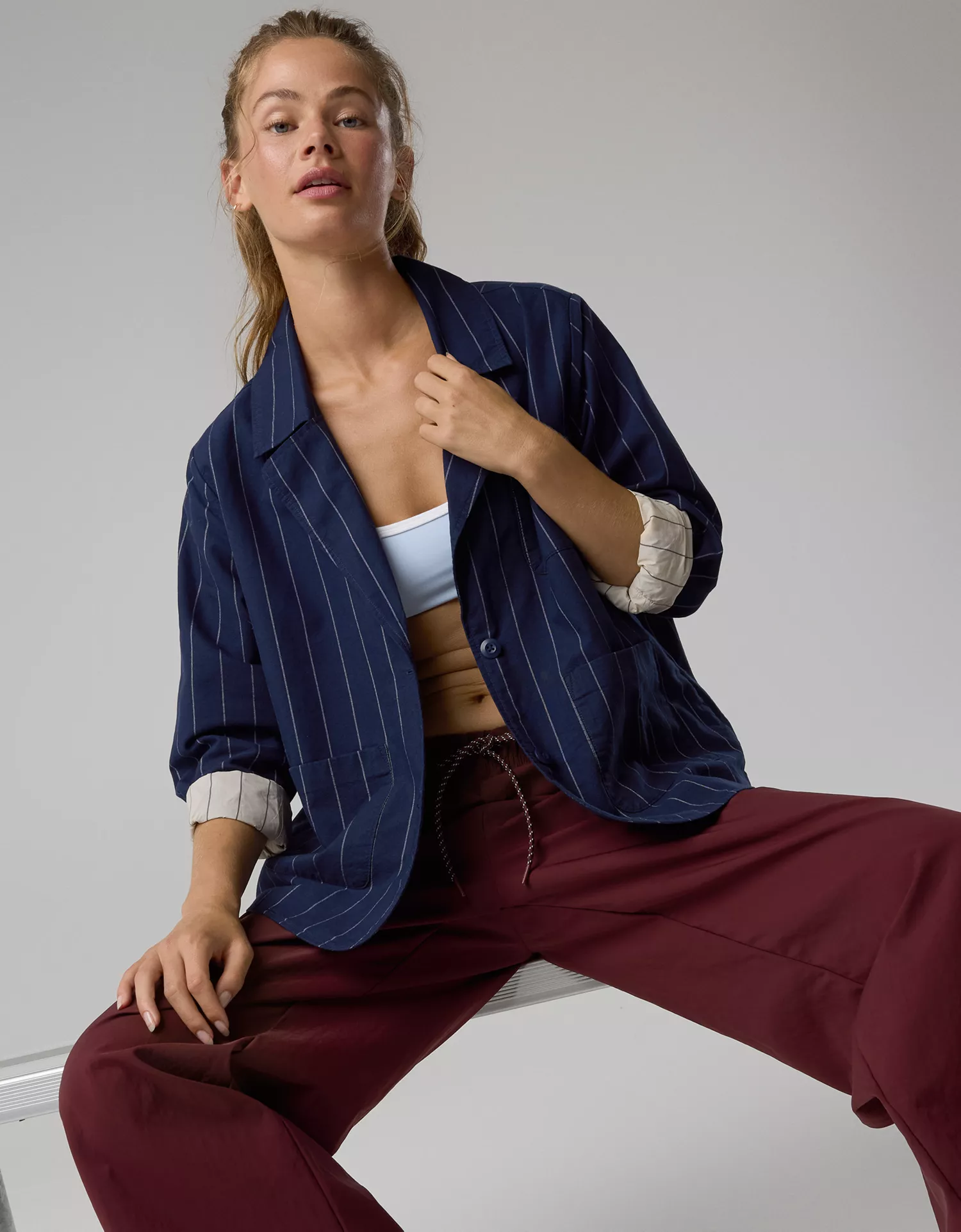 OFFLINE By Aerie Oxford Blazer - thumbnail 6