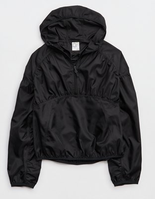 OFFLINE By Aerie Ruched Nylon Quarter Zip