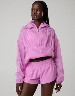 OFFLINE By Aerie Ruched Nylon Quarter Zip