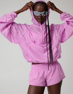 OFFLINE By Aerie Ruched Nylon Quarter Zip