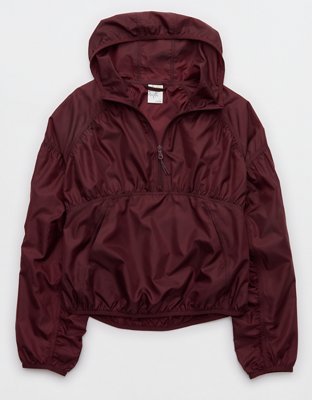 OFFLINE By Aerie Ruched Nylon Quarter Zip