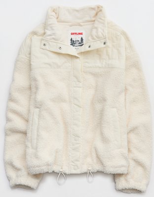 OFFLINE By Aerie Fluff Love Full Snap Jacket