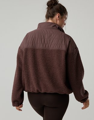 OFFLINE By Aerie Fluff Love Full Snap Jacket