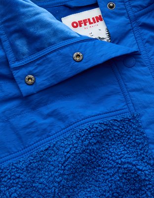 OFFLINE By Aerie Fluff Love Full Snap Jacket