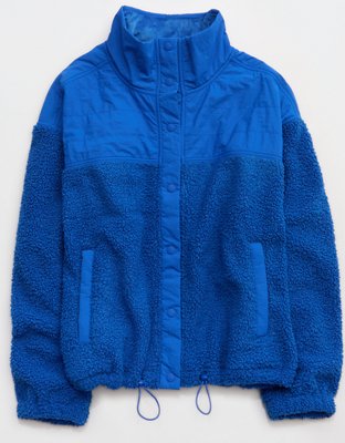 OFFLINE By Aerie Fluff Love Full Snap Jacket