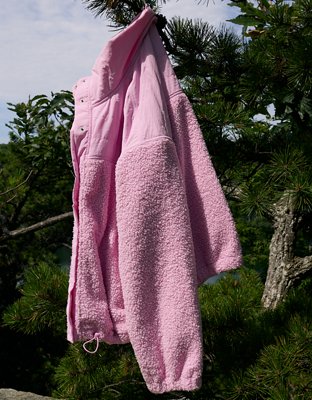 OFFLINE By Aerie Fluff Love Full Snap Jacket
