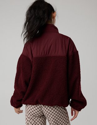 OFFLINE By Aerie Fluff Love Full Snap Jacket