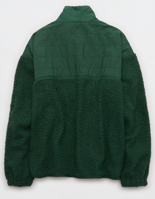 OFFLINE By Aerie Fluff Love Quarter Snap Jacket
