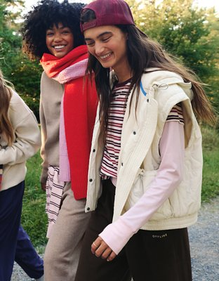 OFFLINE By Aerie Puff Love Quilted Vest