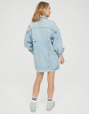 american eagle oversized jean jacket