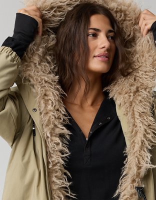 OFFLINE By Aerie Printed Anorak Jacket