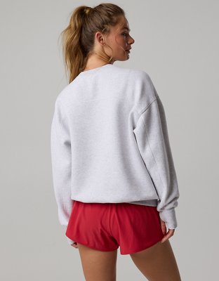 Женские толстовки Alabama Crimson Tide Offline By Aerie Crewneck, цвет: Меланжевый серый — фото 3