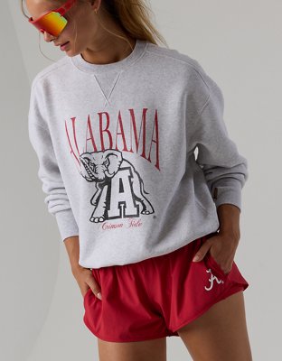 Женские толстовки Alabama Crimson Tide Offline By Aerie Crewneck, цвет: Меланжевый серый — фото 2
