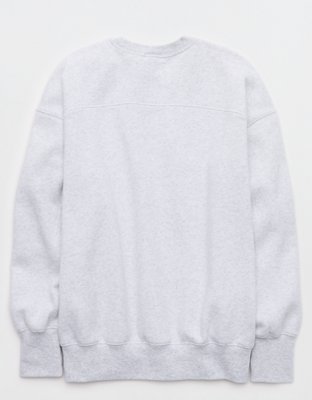 Женские толстовки Georgia Bulldogs Offline By Aerie Crewneck, цвет: Светлый меланжевый серый — фото 4