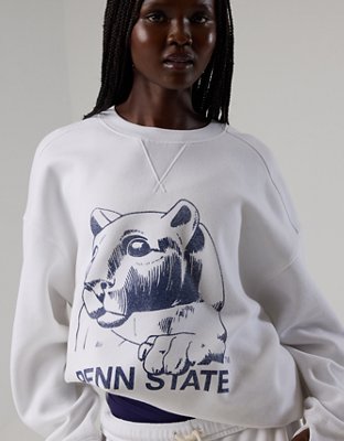Женская толстовка Aerie Penn State Nittany Lions Offline Crewneck, цвет: Белый — фото 7