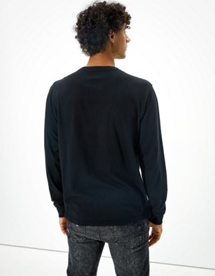 Мужские футболки American Eagle AE Super Soft Icon Long-Sleeve T-Shirt — фото 3