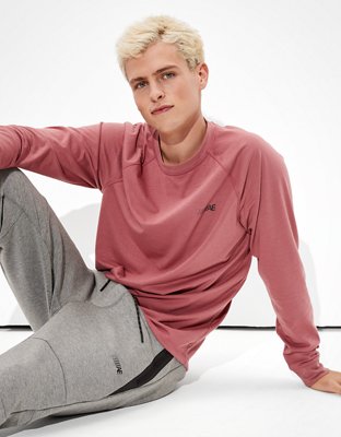 Мужские футболки American Eagle AE Active 24/7 Long-Sleeve T-Shirt — фото 2