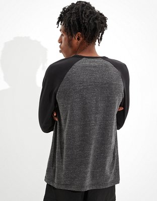 Мужские футболки American Eagle AE Color-Block Long-Sleeve T-Shirt — фото 3