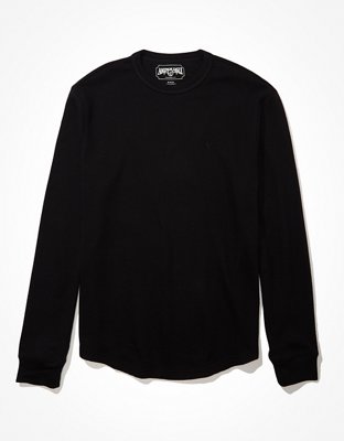 Мужские рубашки American Eagle AE Super Soft Long-Sleeve Thermal Shirt — фото 3