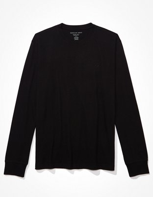 Мужские футболки American Eagle AE Super Soft Long Sleeve Icon T-Shirt — фото 3