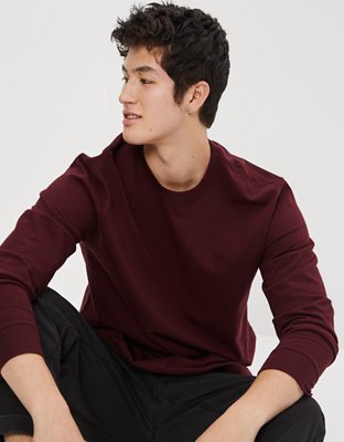 AE Super Soft Long-Sleeve Icon T-Shirt