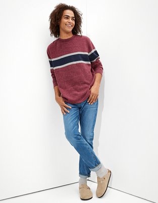 Мужские рубашки American Eagle AE Super Soft Raglan Thermal Shirt — фото 4