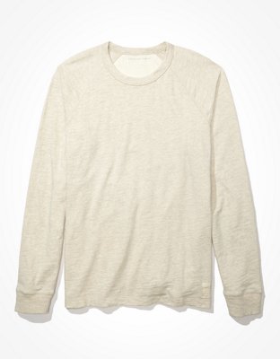 Мужские футболки American Eagle AE Super Soft Slub Long-Sleeve T-Shirt — фото 3