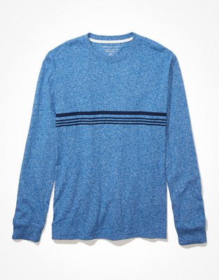 Мужские футболки American Eagle AE Super Soft Recycled Long-Sleeve T-Shirt — фото 3