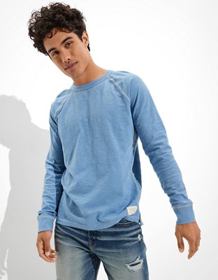 Мужские футболки American Eagle AE Super Soft Long Sleeve T-Shirt — фото 2