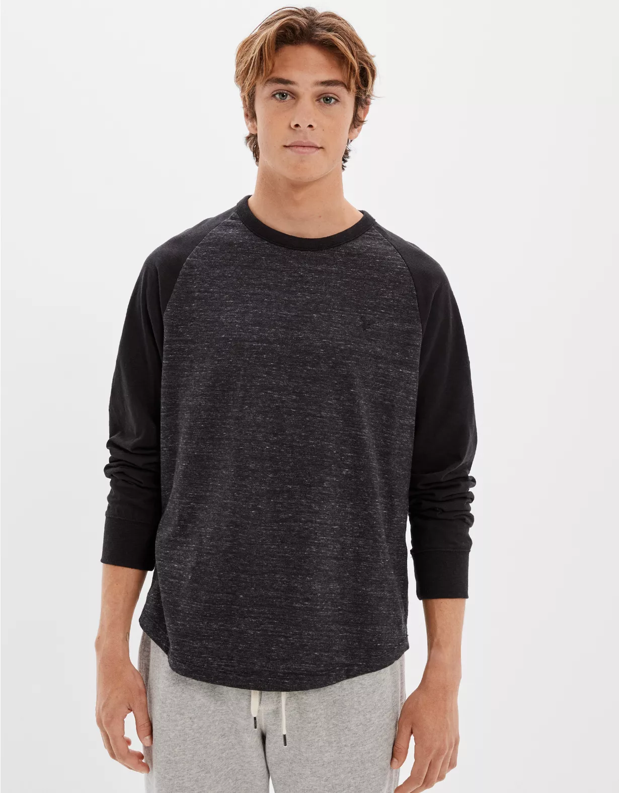 AE Super Soft Raglan Long-Sleeve T-Shirt