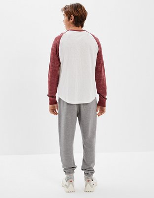 Мужские футболки American Eagle AE Raglan Long-Sleeve T-Shirt — фото 2