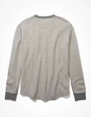 AE Super Soft Long-Sleeve Striped Thermal Shirt