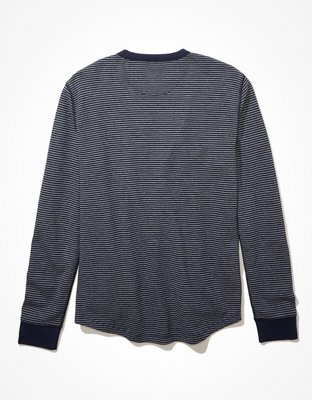 AE Super Soft Long-Sleeve Striped Thermal Shirt